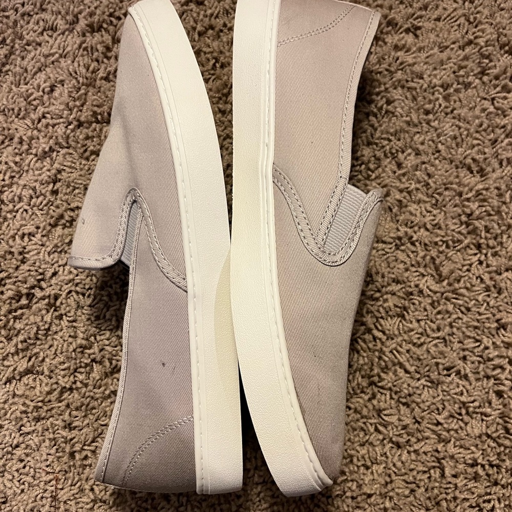 Old Navy tan flats slip on, size 9, worn once